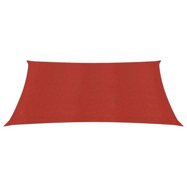 Sonnensegel 160 g/m² Rot 6x6 m HDPE