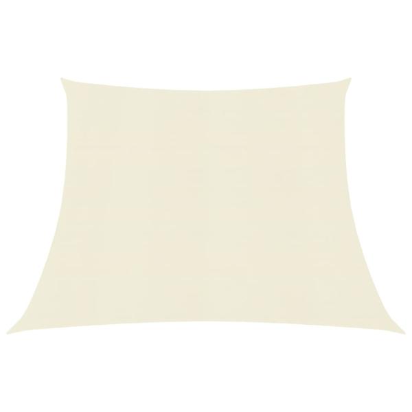 ARDEBO.de - Sonnensegel 160 g/m² Creme 4/5x4 m HDPE
