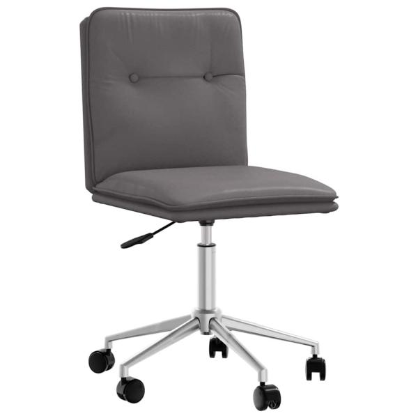 ARDEBO.de - Esszimmerstuhl Grau Kunstleder