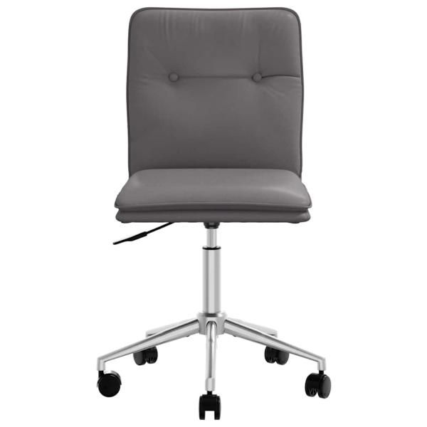 Esszimmerstuhl Grau Kunstleder