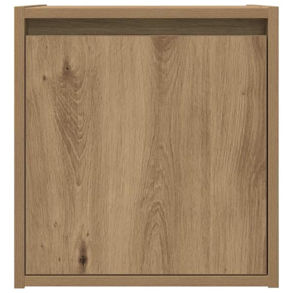 Wand-Nachttisch Artisan-Eiche 38x34x40 cm