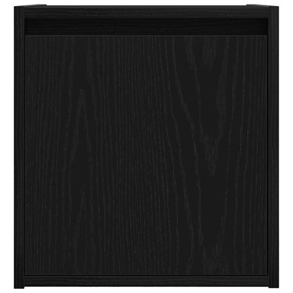 Wand-Nachttische 2 Stk. Schwarz 38x34x40 cm