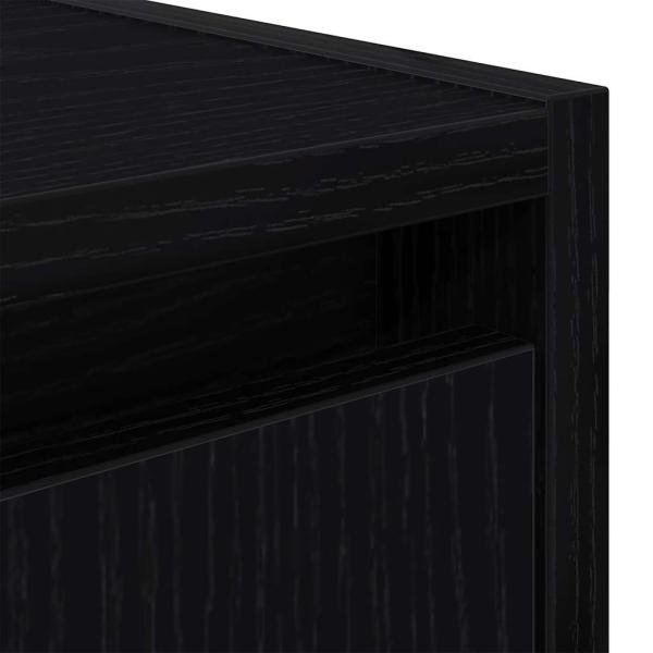 Wand-Nachttische 2 Stk. Schwarz 38x34x40 cm