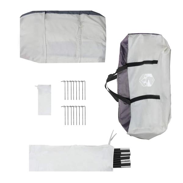 Partyzelt Grau Wasserdicht