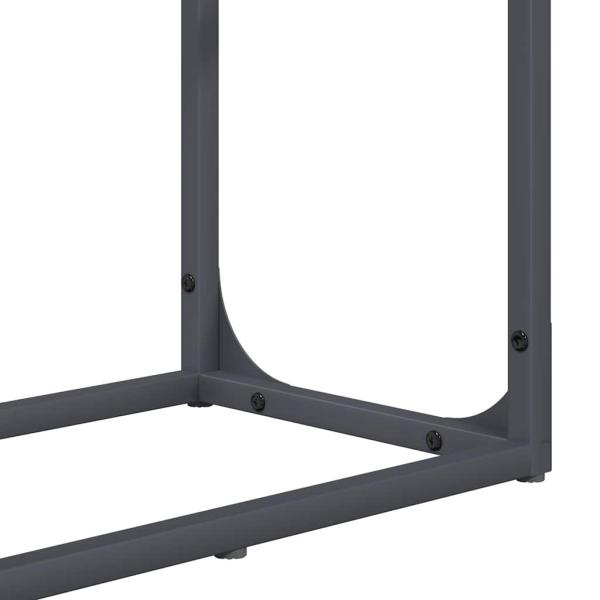 Brennholzregal Anthrazit 60x25x100 cm Kaltgewalzter Stahl