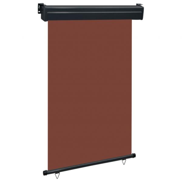 ARDEBO.de - Balkon-Seitenmarkise 125x250 cm Braun