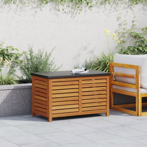 Gartenbox 90x48x55 cm Massivholz Eukalyptus