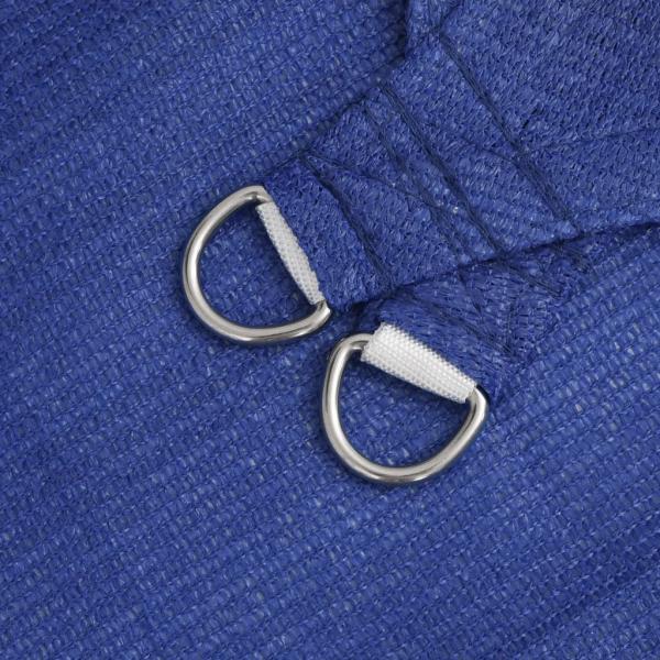 Sonnensegel 160 g/m² Quadratisch Blau 7x7 m HDPE