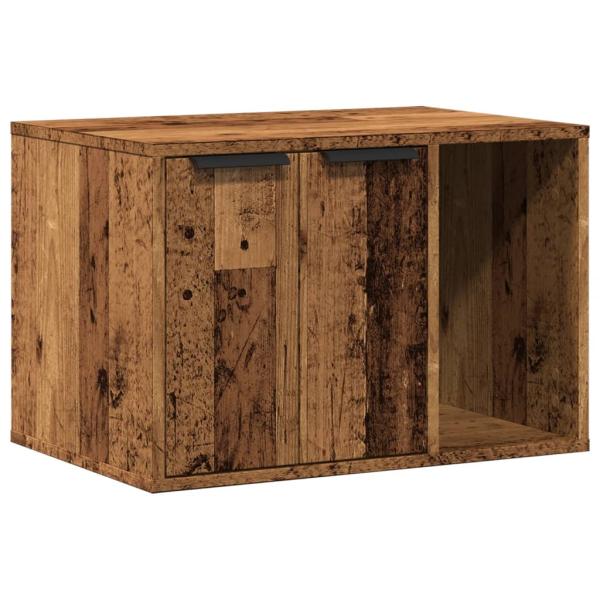 Katzenklo Altholz-Optik 60x40x40 cm Holzwerkstoff