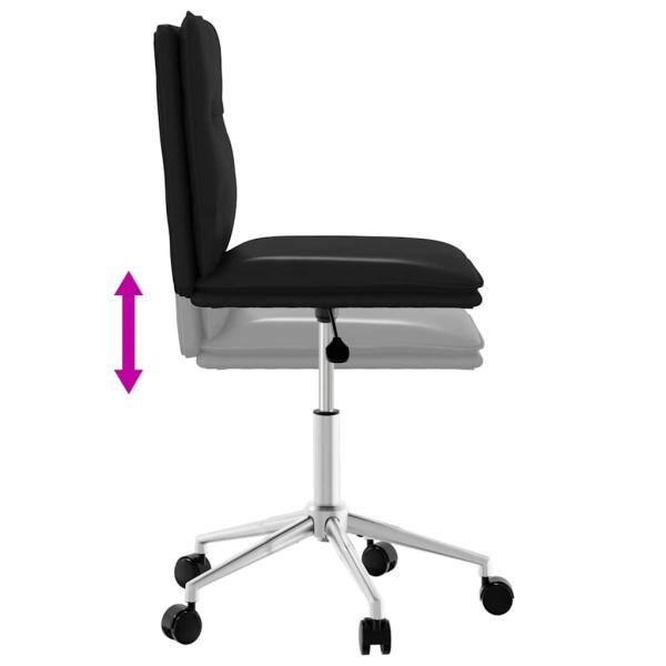 Esszimmerstühle 4 Stk. Schwarz Kunstleder