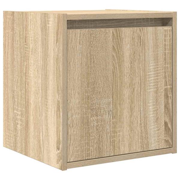 ARDEBO.de - Wand-Nachttische 2 Stk. Sonoma-Eiche 38x34x40 cm