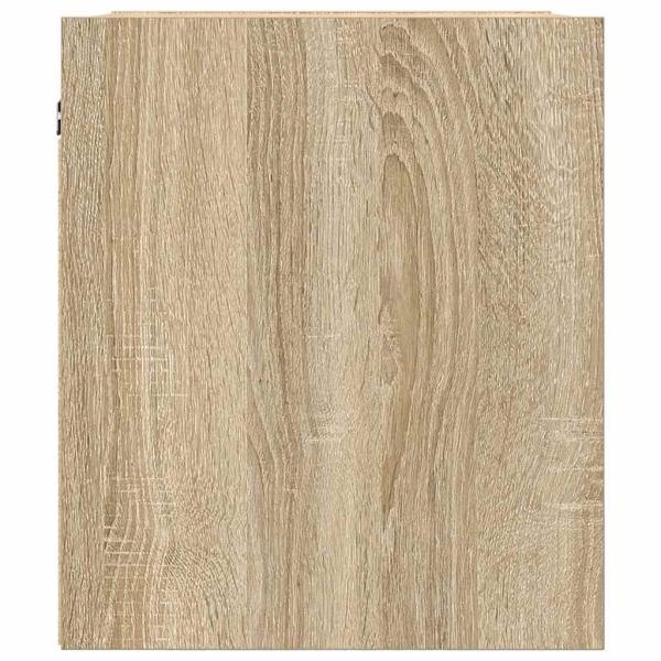 Wand-Nachttische 2 Stk. Sonoma-Eiche 38x34x40 cm