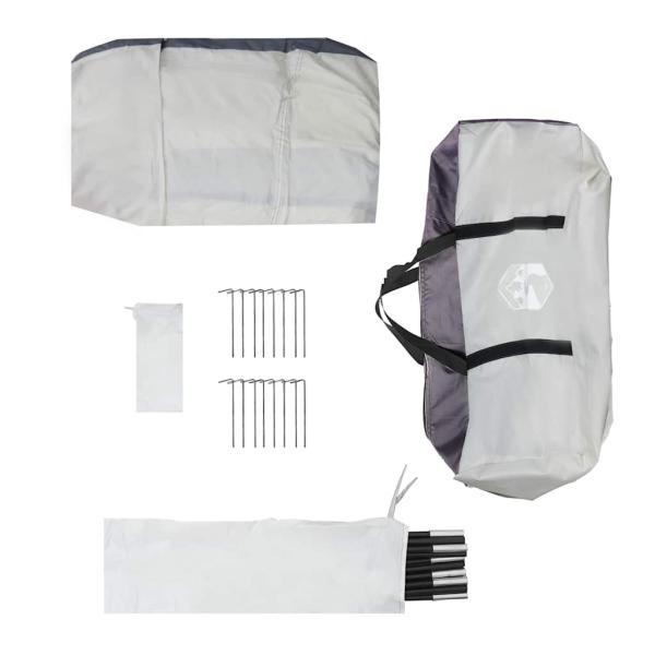 Partyzelt Grau Wasserdicht