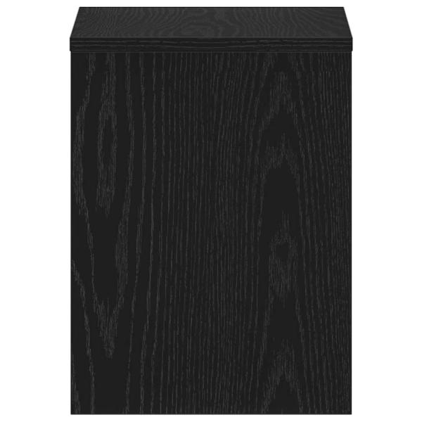 Nachttische 2Stk. Schwarz Eichen-Optik 40x30x40cm Holzwerkstoff