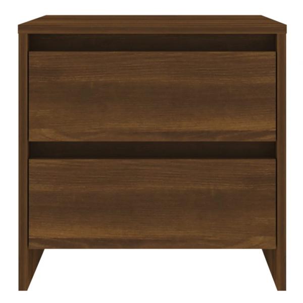 Nachttisch Braun Eichen-Optik 45x34,5x44,5 cm Holzwerkstoff