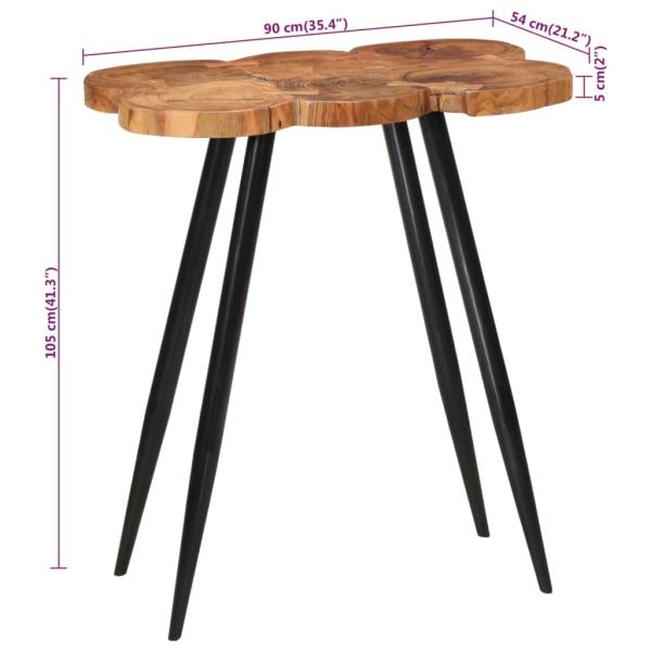 Baumstamm-Bartisch 90x54x105 cm Massivholz Akazie