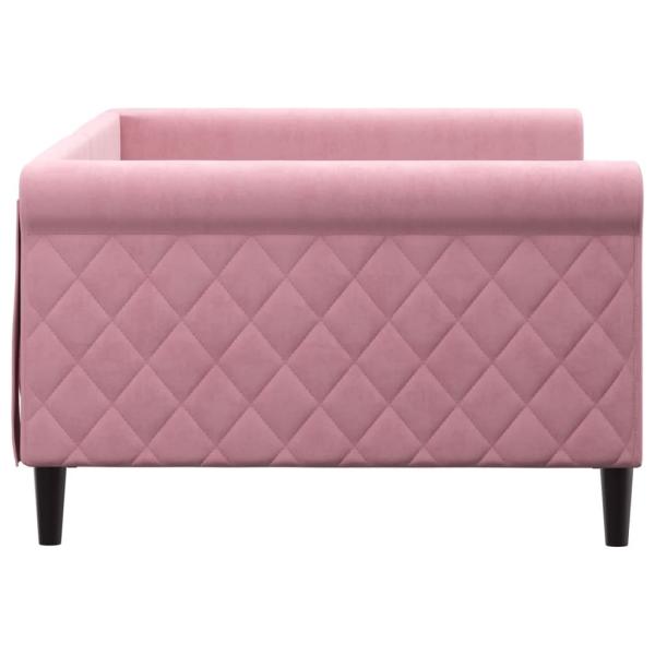 Tagesbett Rosa 100x200 cm Samt