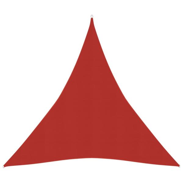 ARDEBO.de - Sonnensegel 160 g/m² Rot 5x6x6 m HDPE