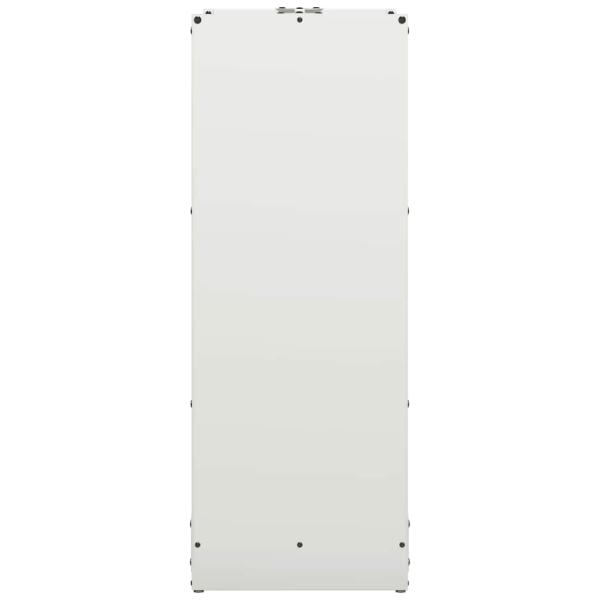 Brennholzregal Weiß 40x30x80 cm Kaltgewalzter Stahl