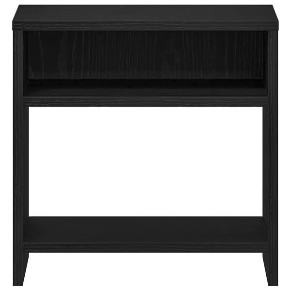 Nachttisch Schwarz Eichen-Optik 40x30x40 cm Holzwerkstoff