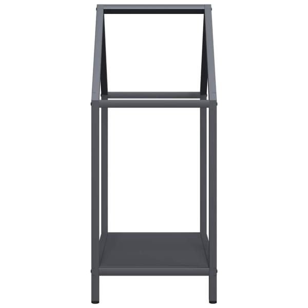ARDEBO.de - Brennholzregal Anthrazit 40x25x60 cm Kaltgewalzter Stahl