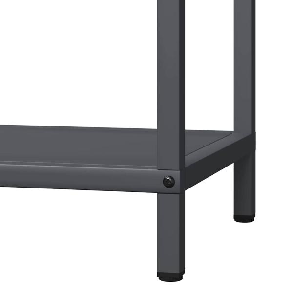 Brennholzregal Anthrazit 40x25x60 cm Kaltgewalzter Stahl