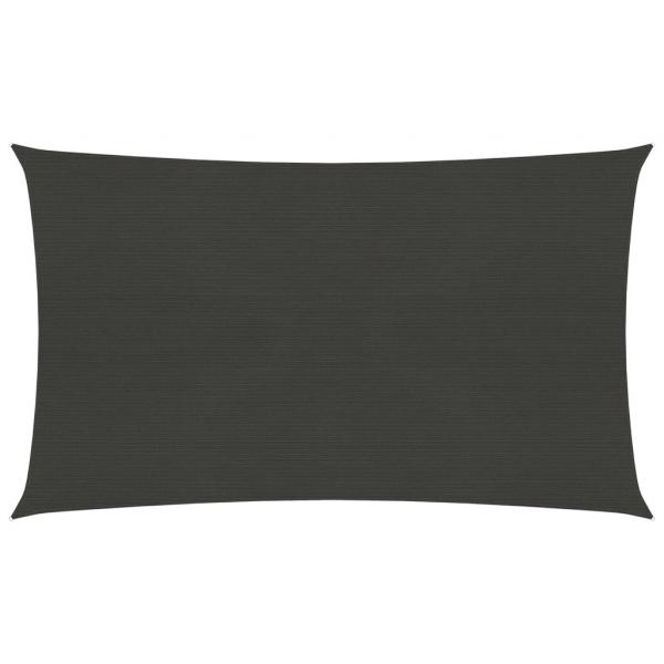 Sonnensegel 160 g/m² Anthrazit 6x8 m HDPE