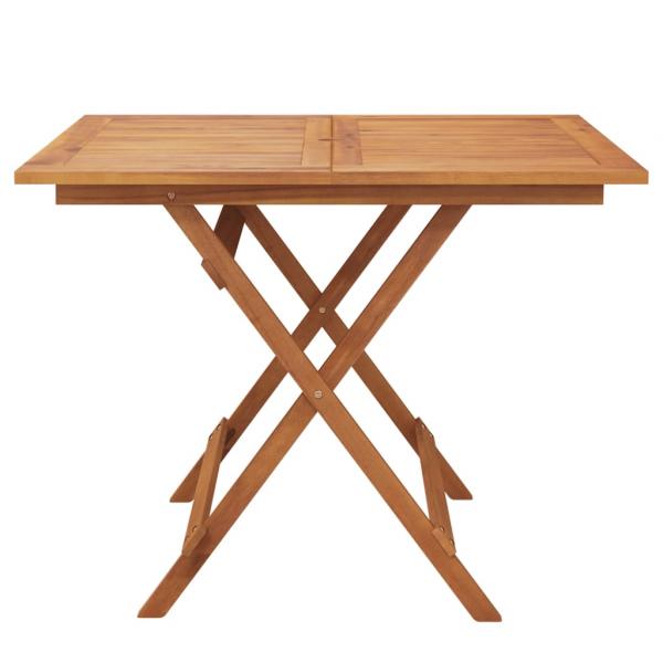 Gartentisch Klappbar 90x90x75 cm Massivholz Akazie