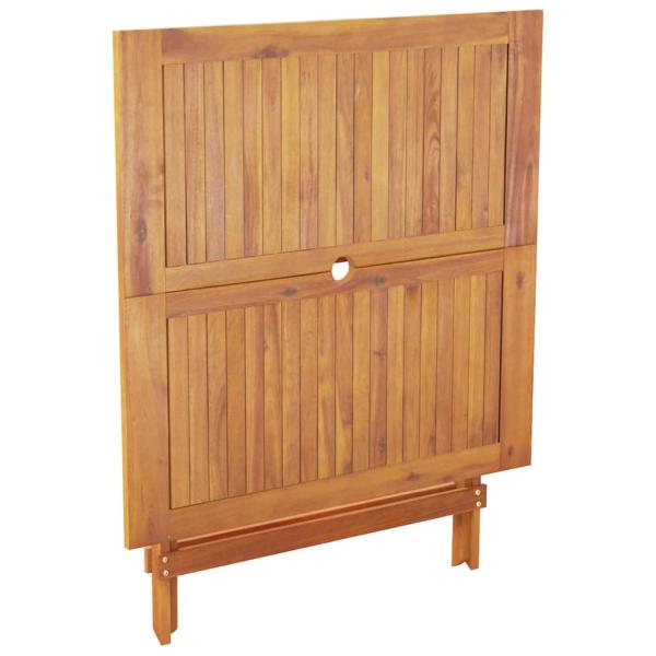 ARDEBO.de - 5-tlg. Garten-Essgruppe Schwarz Poly Rattan und Massivholz