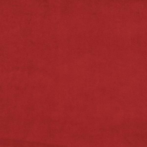 Schlafsofa 2-Sitzer mit 2 Kissen Weinrot Samt