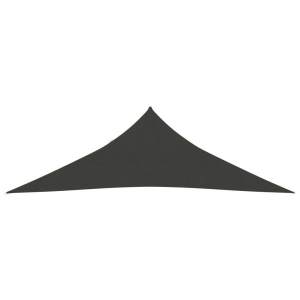 Sonnensegel 160 g/m² Anthrazit 6x6x6 m HDPE