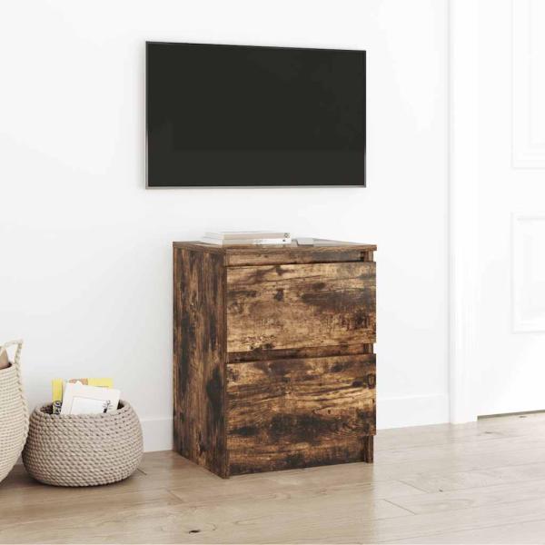 ARDEBO.de - TV-Schrank Räuchereiche 40x35x54 cm Holzwerkstoff