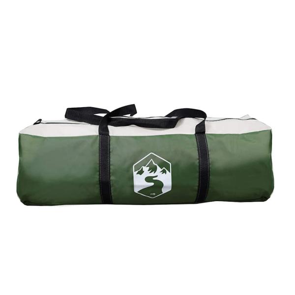 Campingzelt 4 Personen Grün Wasserdicht