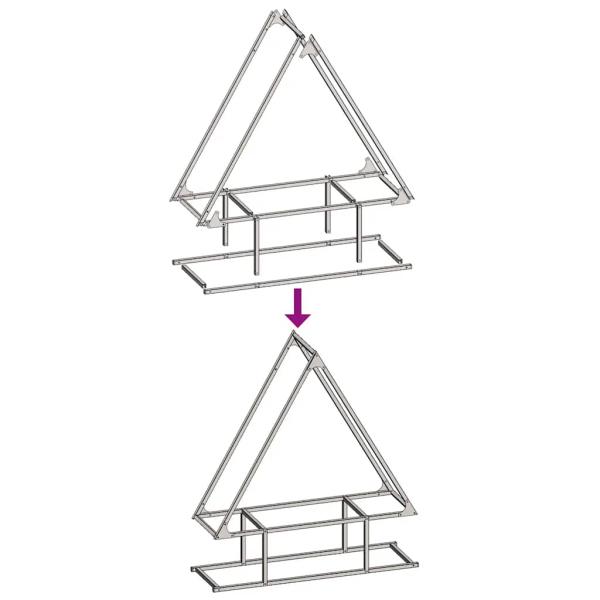 Brennholzregal Olivgrün 80x25x90 cm Kaltgewalzter Stahl