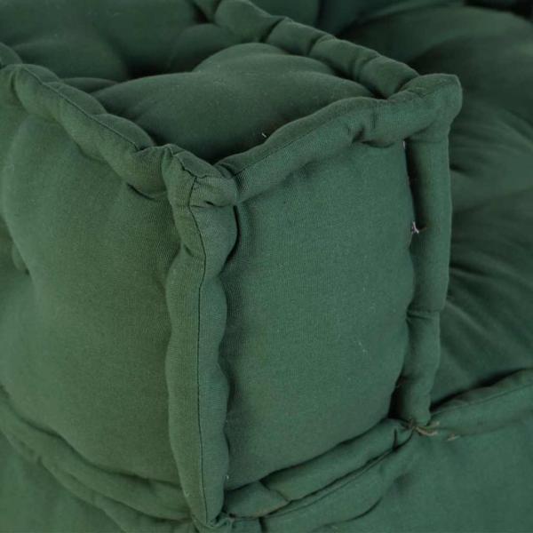 Pouf Modular Grün 140x70x36 cm Stoff