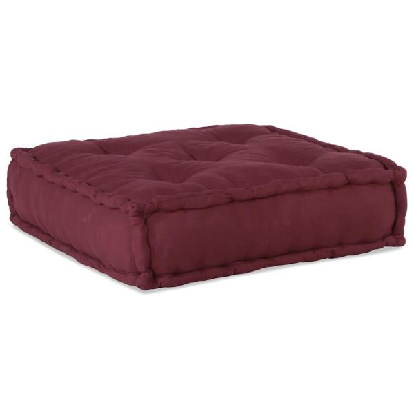 Pouf Modular Kastanienbraun 70x70x54 cm Stoff
