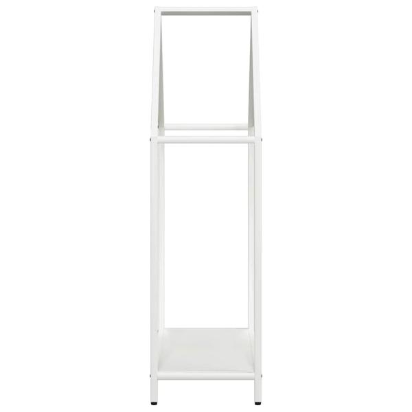 Brennholzregal Weiß 60x25x90 cm Kaltgewalzter Stahl