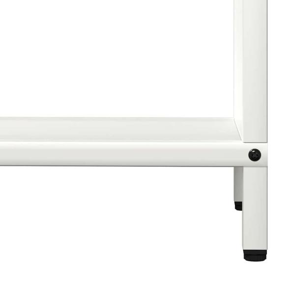 Brennholzregal Weiß 60x25x90 cm Kaltgewalzter Stahl