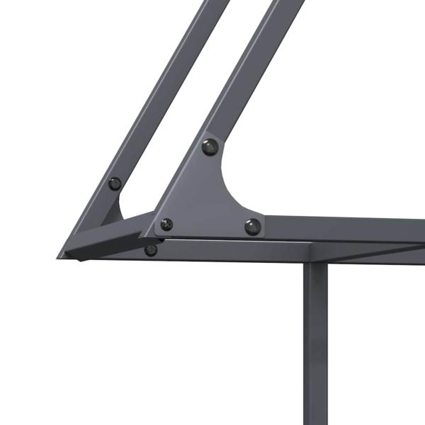 Brennholzregal Anthrazit 80x25x90 cm Kaltgewalzter Stahl