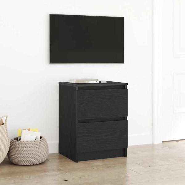 ARDEBO.de - TV-Schrank Schwarz 40x35x54 cm Holzwerkstoff