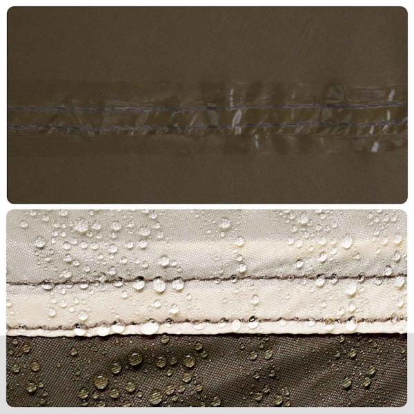 Angelzelt 3 Personen Braun Wasserdicht