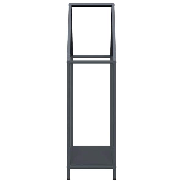 Brennholzregal Anthrazit 60x25x90 cm Kaltgewalzter Stahl