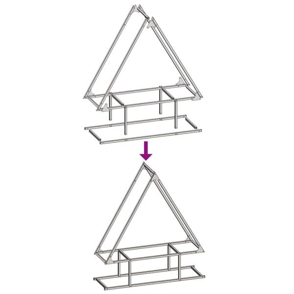 Brennholzregal Weiß 80x25x90 cm Kaltgewalzter Stahl