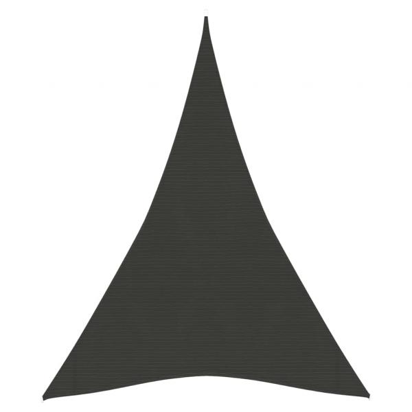 Sonnensegel 160 g/m² Anthrazit 5x7x7 m HDPE