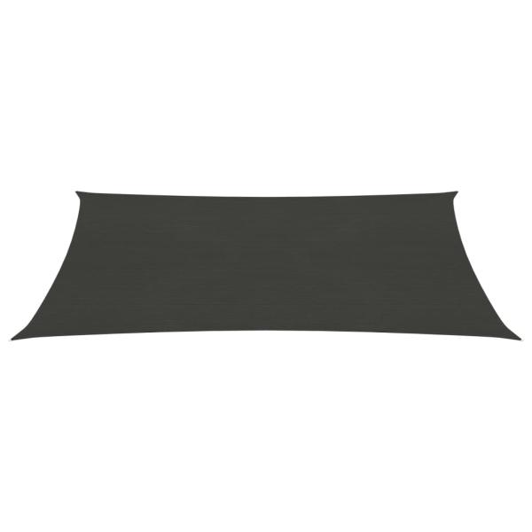 Sonnensegel 160 g/m² Anthrazit 4x7 m HDPE