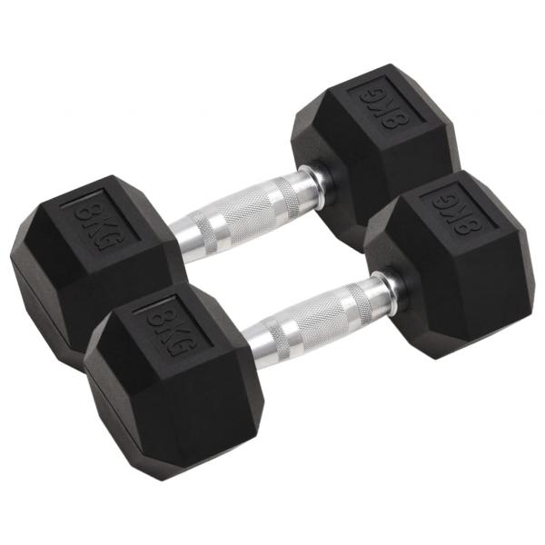 ARDEBO.de - Kurzhanteln 2 Stk. 16 kg Gusseisen