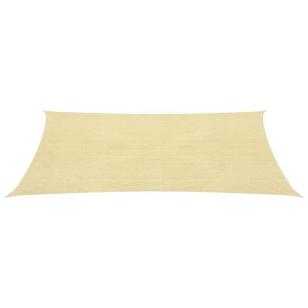 Sonnensegel 160 g/m² Beige 3x3 m HDPE