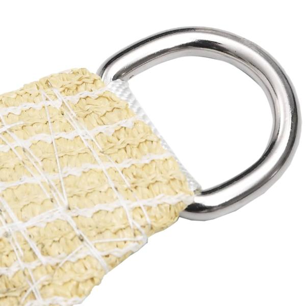 Sonnensegel 160 g/m² Beige 3x3 m HDPE