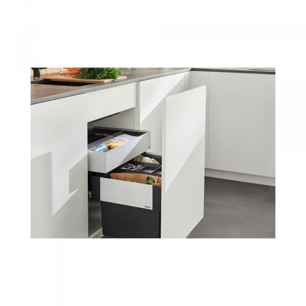 Blanco Select II 60/3 Orga Abfallsammler, 3x 15L Eimer, grau (526209)