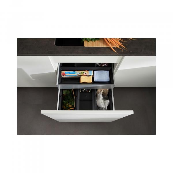 Blanco Select II 60/3 Orga Abfallsammler, 3x 15L Eimer, grau (526209)